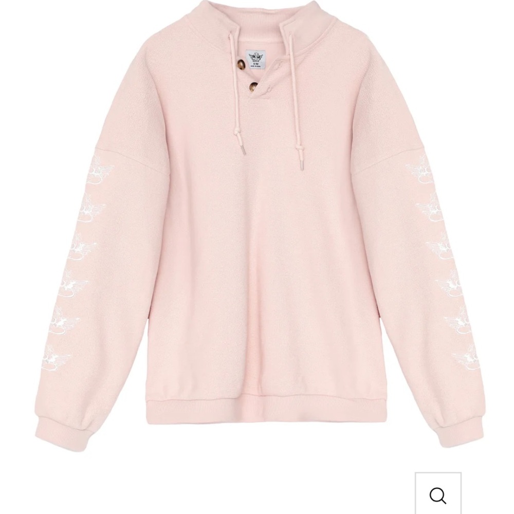 BoysLie Adore You Henley CrewNeck